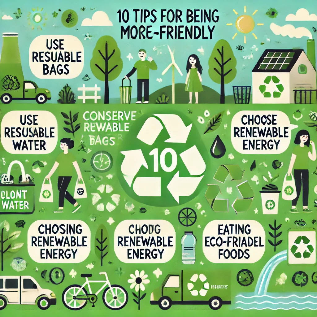 10 Tips for Being More Eco-Friendly