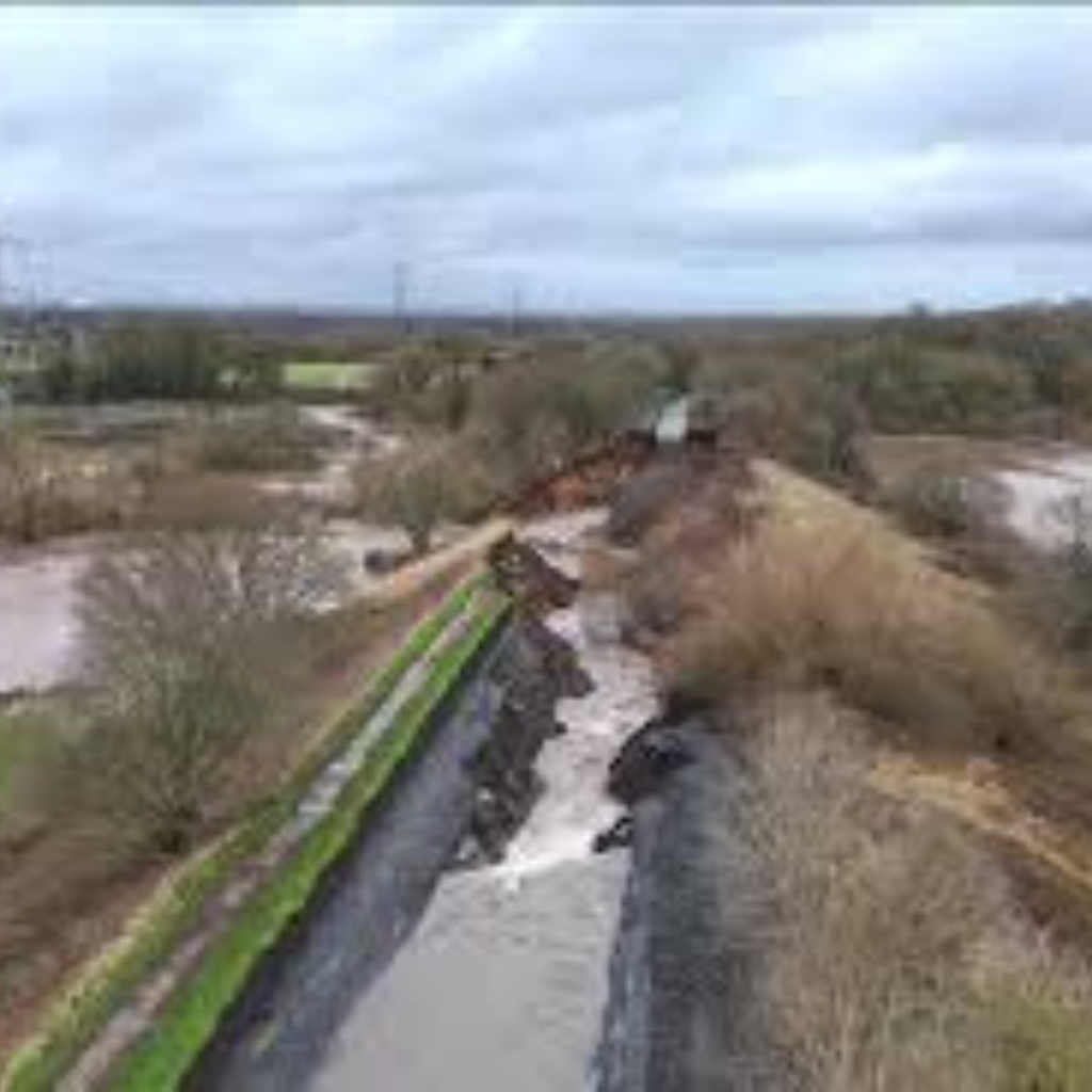 Bridgewater Canal Embankment Collapse