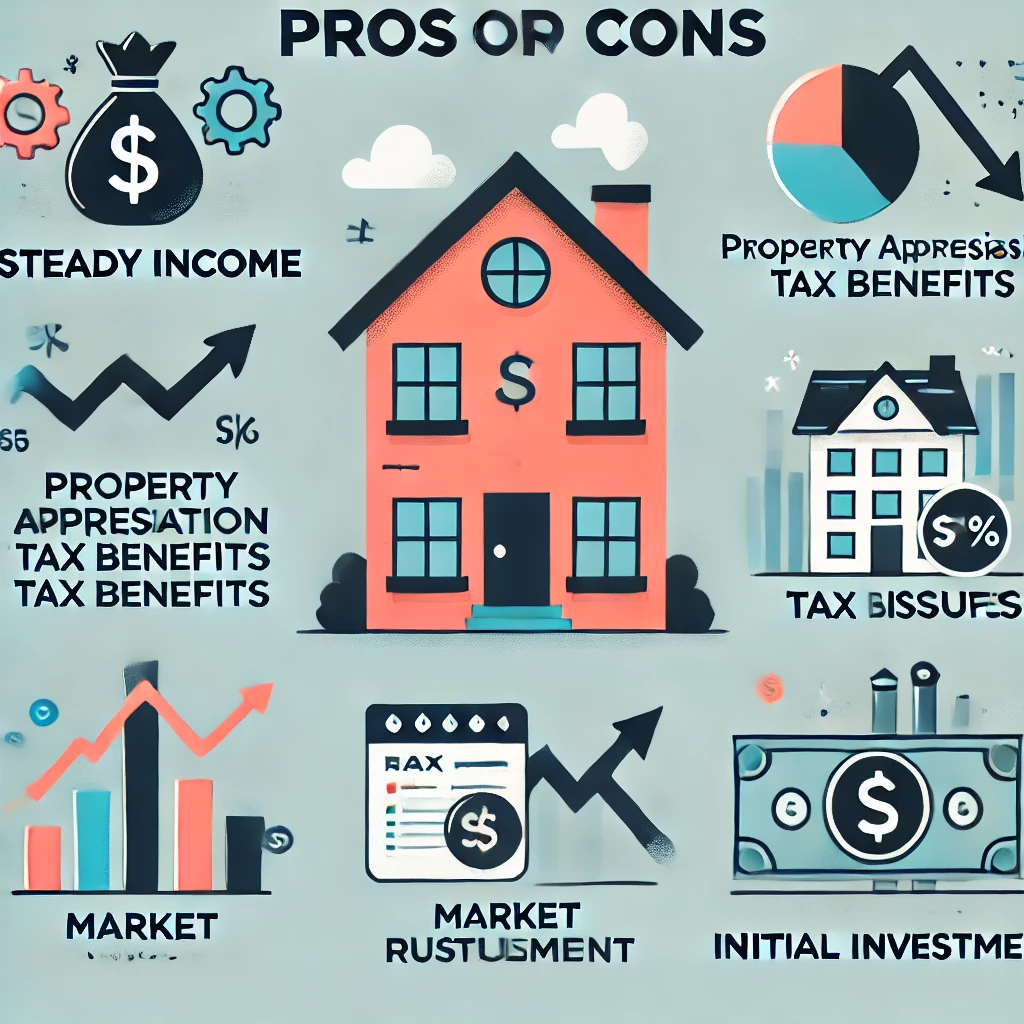 What are the pros and cons of rental properties?